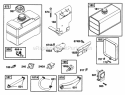 Fuel Tank Grps Diagram and Parts List for 226432-0101-01  Briggs and Stratton Engine
